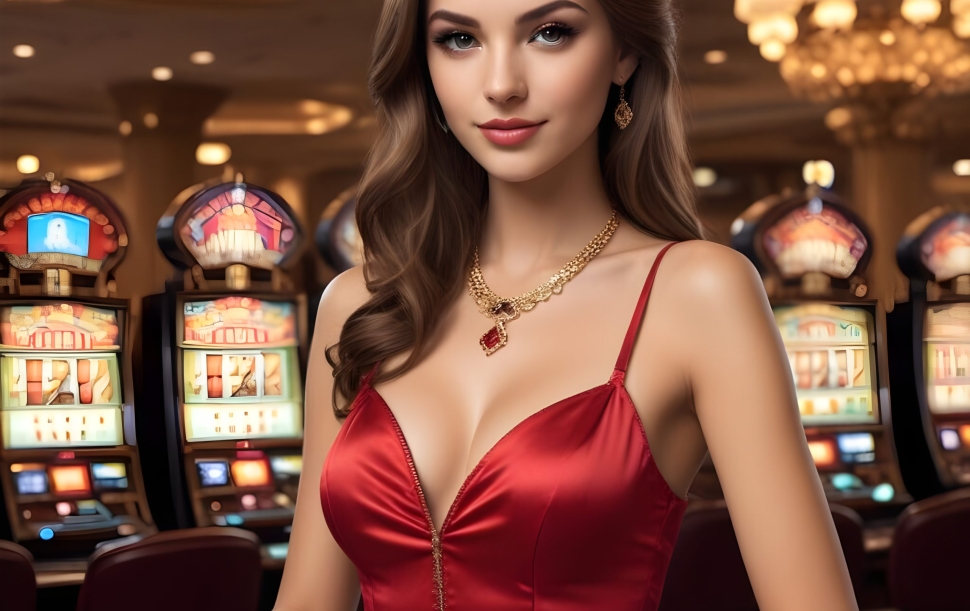 woman-red-dress-is-playing-poker-front-casino